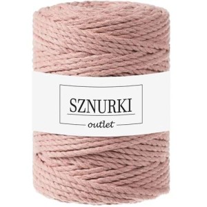 Sznurki Outlet 3PLY 5mm 100m Różowe Złoto