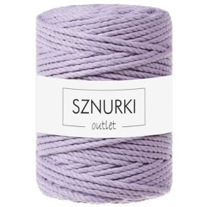 Sznurki Outlet 3PLY 5mm 100m Lawendowy