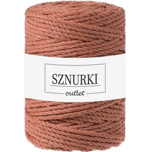 Sznurki Outlet 3PLY 5mm 100m Terracotta