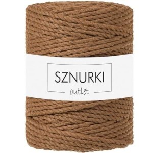 Sznurki Outlet 3PLY 5mm 100m Karmelowy