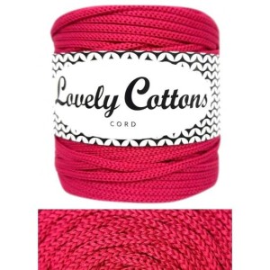 Lovely Cottons Sznurek Poliestrowy 3mm 100m Fuksja