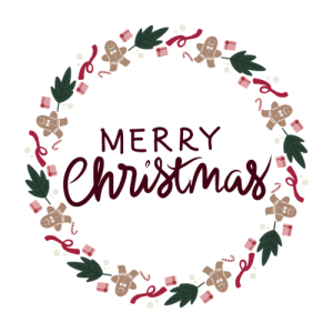 Świąteczne naklejki do rękodzieła Merry Christmas