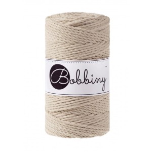 Bobbiny Beżowy 3 mm (3PLY)