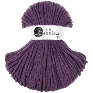 Bobbiny Fioletowy 5mm (pleciony)