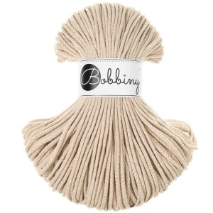 Bobbiny Ciepły Beż 3mm (pleciony)