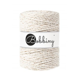 Bobbiny Naturalne złoto 5 mm (3PLY)