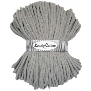 Lovely Cottons Pleciony 9mm 100m Szary Ciemny