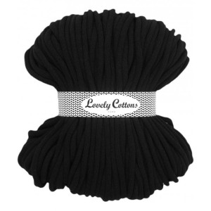 Lovely Cottons Pleciony 9mm 100m Czarny