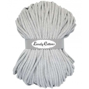 Lovely Cottons Pleciony 9mm 100m Szary Jasny