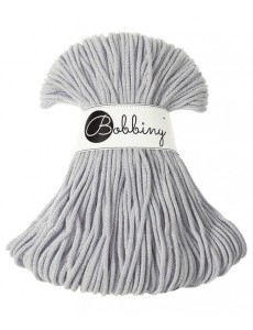 Bobbiny Jasny szary 3mm (pleciony)