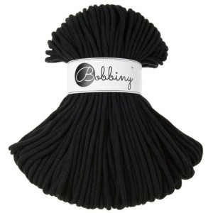 Bobbiny Czarny 5mm (pleciony)