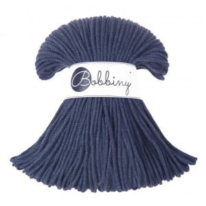 Bobbiny Jeansowy 3mm (pleciony)