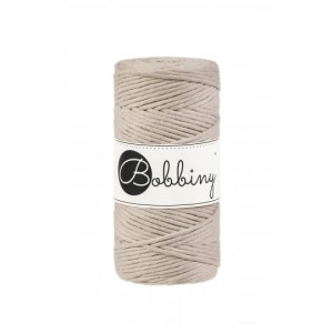 Bobbiny Beżowy 3 mm (skręcany)