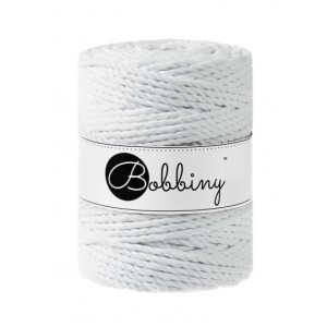 Bobbiny Biały 5 mm (3PLY)