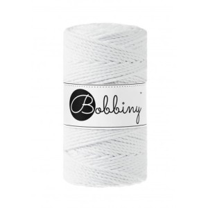Bobbiny Biały 3 mm (3PLY)
