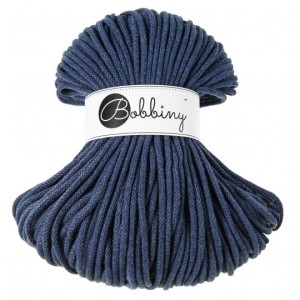 Bobbiny Jeansowy 5mm (pleciony)