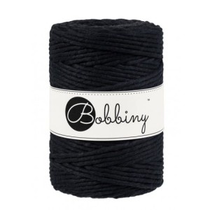 Bobbiny Czarny 5 mm (skręcany)