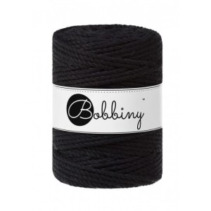 Bobbiny Czarny 5 mm (3PLY)