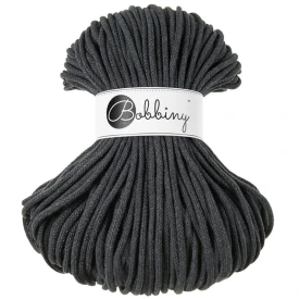 Bobbiny Grafitowy 5mm (pleciony)