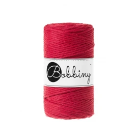 Bobbiny Czerwony 3 mm (skręcany)