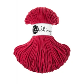 Bobbiny Czerwony 3mm (pleciony)