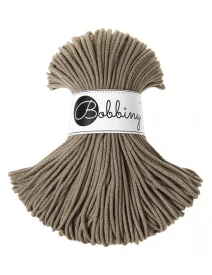 Bobbiny Kawowy 3mm (pleciony)