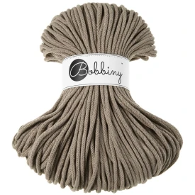 Bobbiny Kawowy 5mm (pleciony)