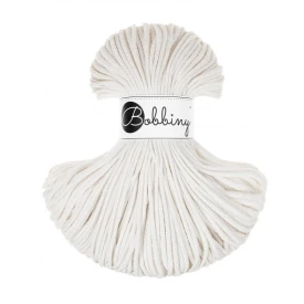 Bobbiny Złamana biel 3mm (pleciony)