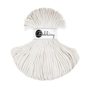 Bobbiny Złamana biel 5mm (pleciony)