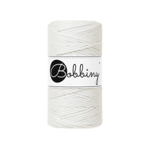 Bobbiny Złamana biel 3 mm (skręcany)