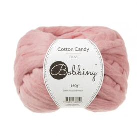 Czesanka bawełniana Bobbiny Cotton Candy Różowe złoto 150g
