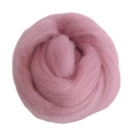 Wełna czesankowa Brudny róż (50g - 500g)