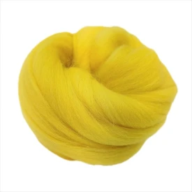 Wełna czesankowa Cytryna (50g - 500g)