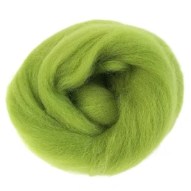 Wełna czesankowa Limonka (50g - 500g)