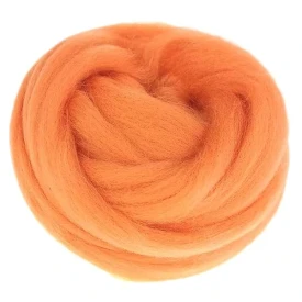 Wełna czesankowa Morelowy (50g - 500g)