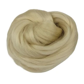 Czesanka wiskozowa 50g Perłowy blond