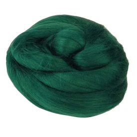 Czesanka wiskozowa 50g Malachit