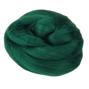 Czesanka wiskozowa 50g Malachit