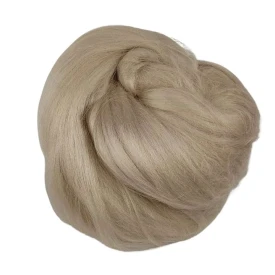 Czesanka wiskozowa 50g Popielaty blond / Jasny Beż