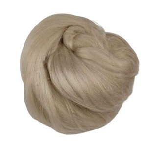 Czesanka wiskozowa 50g Popielaty blond / Jasny Beż