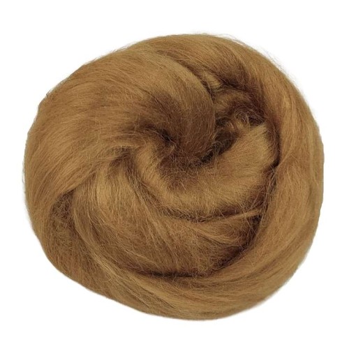 Czesanka wiskozowa ruda Camel 50g
