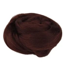 Czesanka wiskozowa 50g Kasztanowy