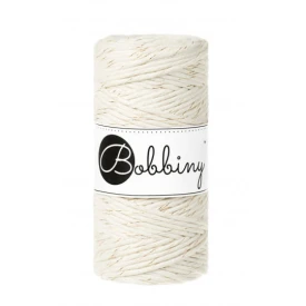 Bobbiny Naturalne złoto 3 mm (skręcany)