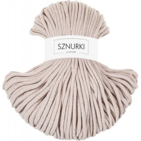 Sznurki Outlet Pleciony 5mm 100m Cielisty