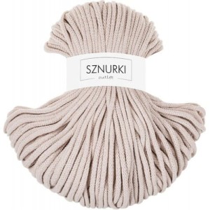 Sznurki Outlet Pleciony 5mm 100m Cielisty