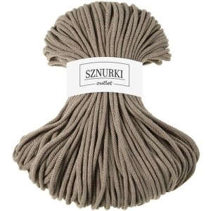 Sznurki Outlet Pleciony 5mm 100m Kawowy