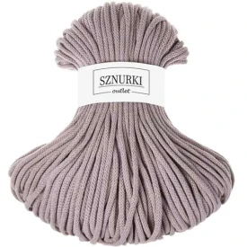 Sznurki Outlet Pleciony 5mm 100m Perłowy