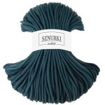 Sznurki Outlet Pleciony 5mm 100m Petrol