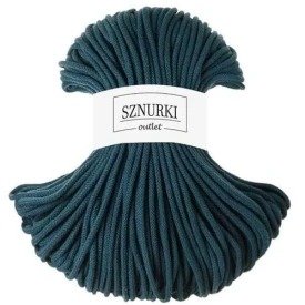 Sznurki Outlet Pleciony 5mm 100m Petrol