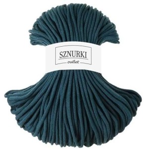 Sznurki Outlet Pleciony 5mm 100m Petrol